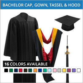 Wildcat Shop - Bachelor's Grad Cap-Gown Package (Package 2)