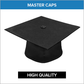 Master's Degree Graduation Caps – tagged Matte Fabric