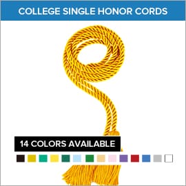 12 Pieces Gold Honor Cord Graduation Tassel Honor Cord for Grad