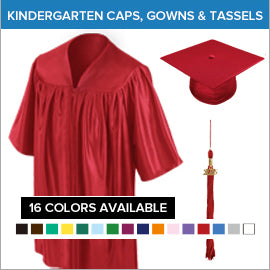 Kindergarten & Preschool Graduation Caps And Gowns – Gradshop