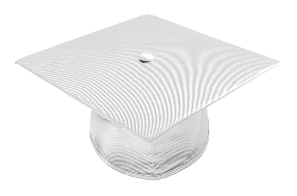 White 2025 graduation cap