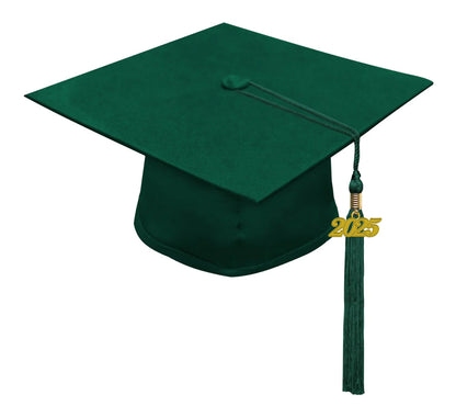 Matte Hunter Bachelors Cap & Gown