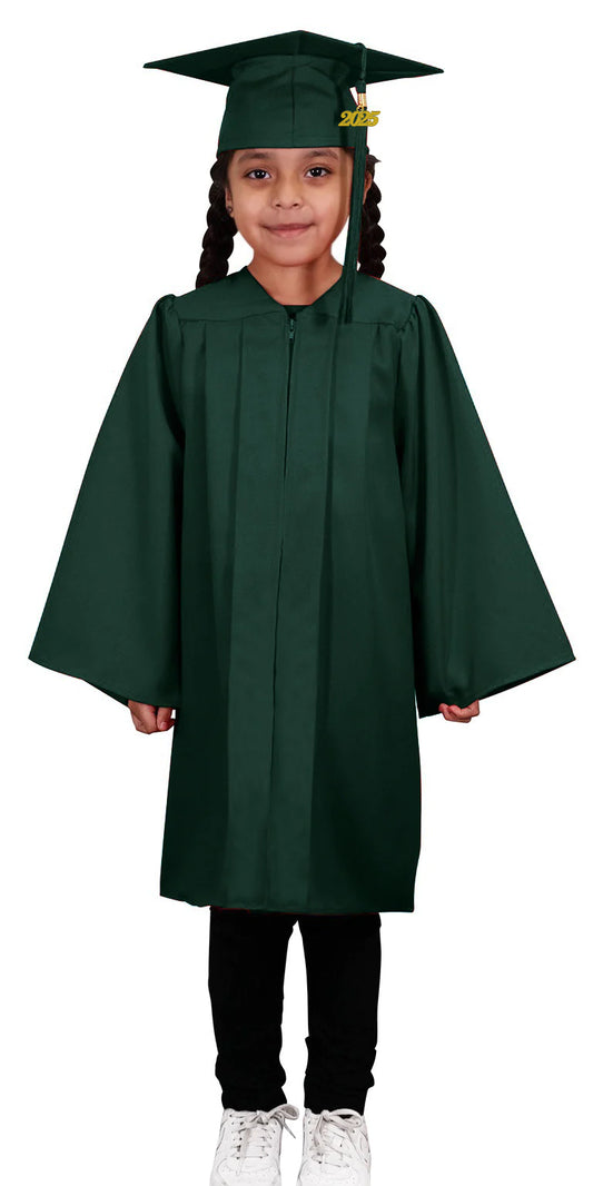 Matte Hunter Kindergarten/Preschool Cap & Gown