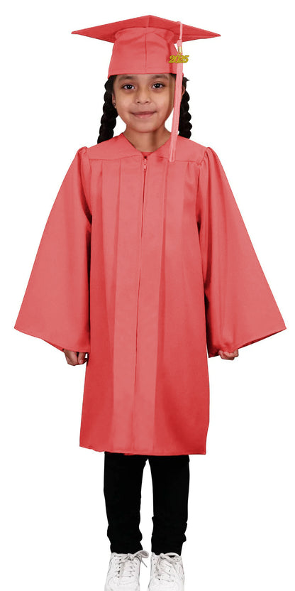 Matte Pink Kindergarten/Preschool Cap & Gown