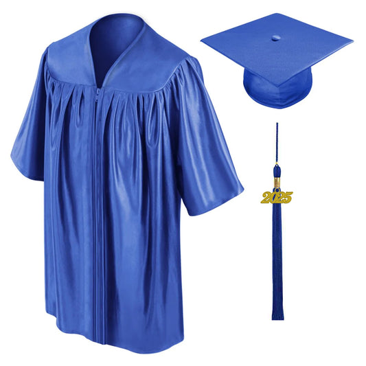 Shiny Royal Blue Kindergarten/Preschool Cap & Gown