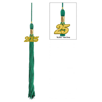 Shiny Emerald Green Kindergarten/Preschool Cap & Tassel