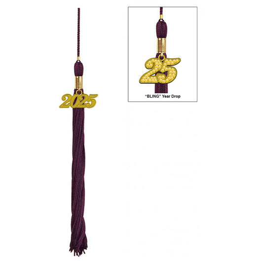 Maroon Elementary Tassel