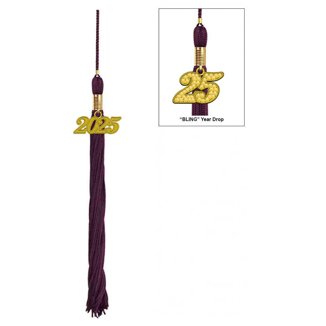 Maroon High School Tassel