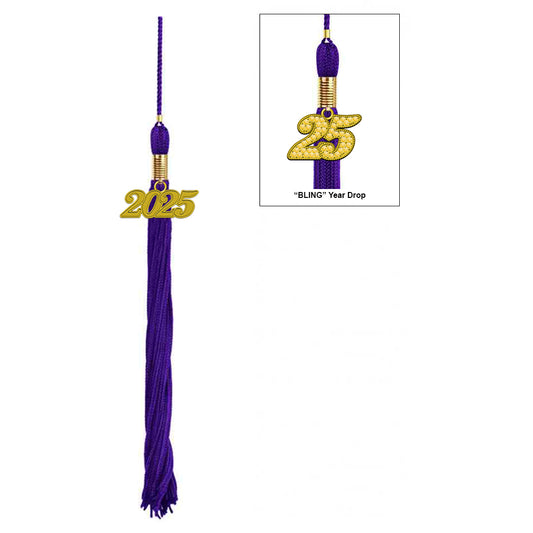 Purple High School Tassel