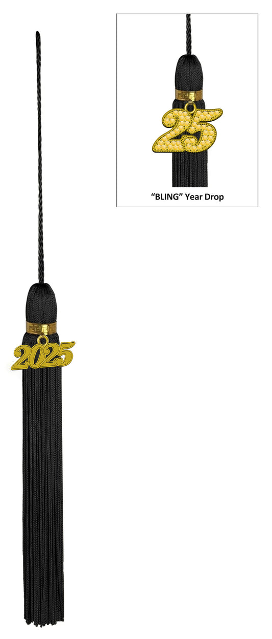 Black Jumbo Tassel