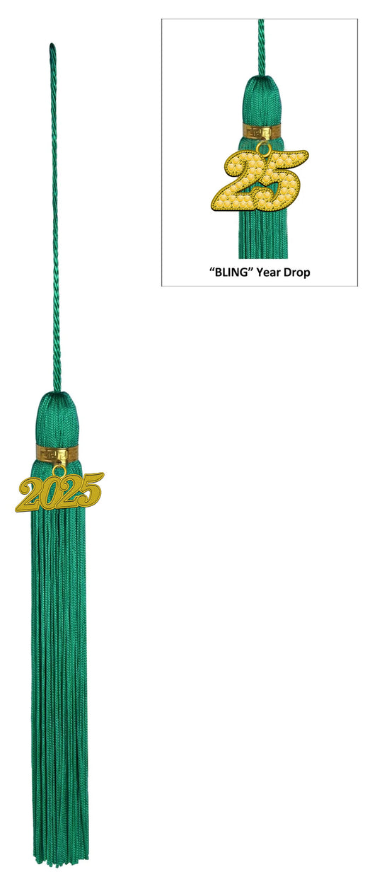 Emerald Green Jumbo Tassel