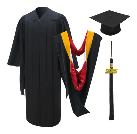 Deluxe Masters Cap, Gown & Hood Package