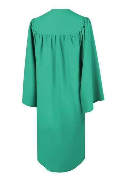 Matte Emerald Green Bachelors Academic Cap & Gown